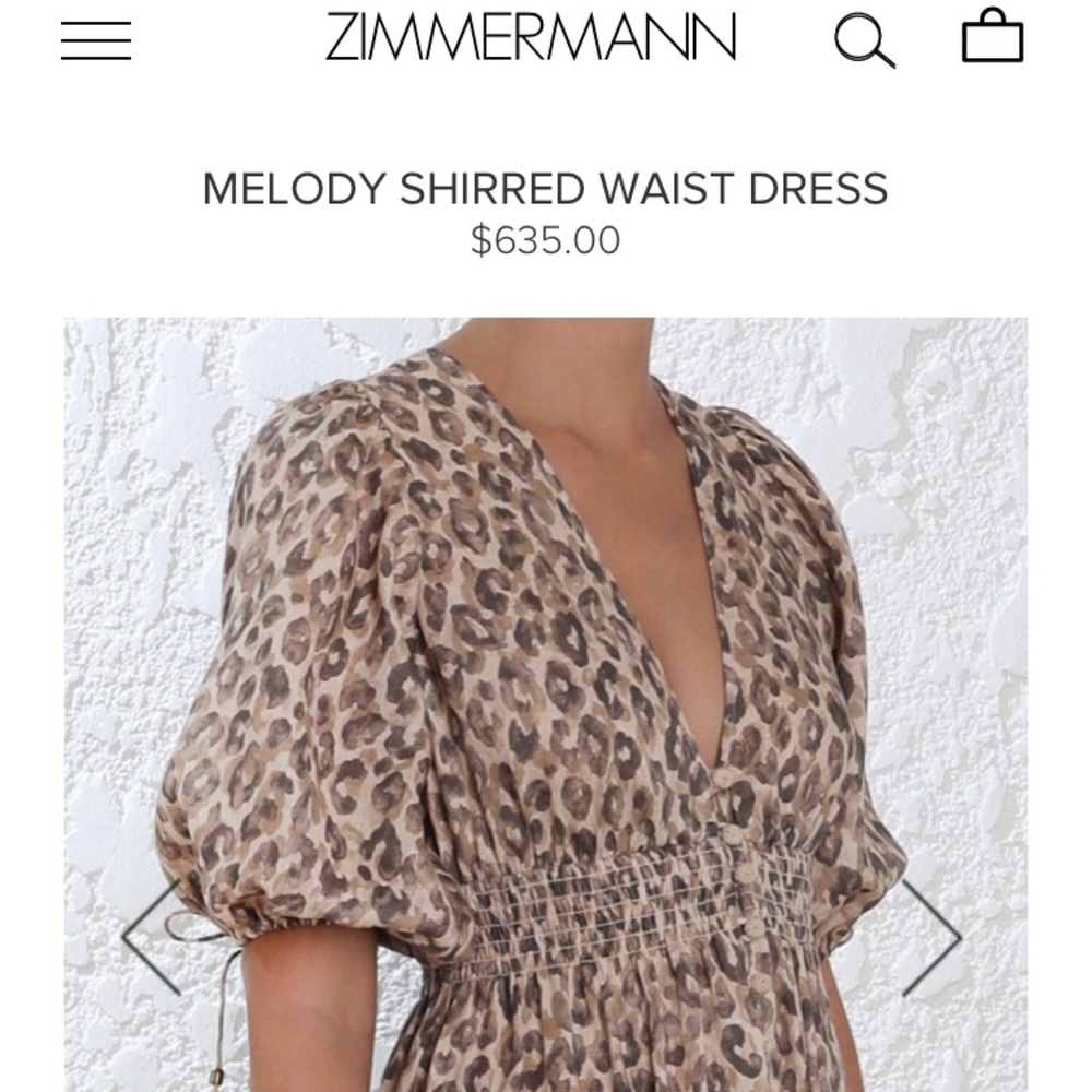Zimmerman Shirred Waist Dress